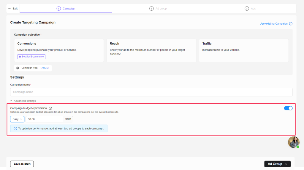 NestAds Campaign Budget Optimization