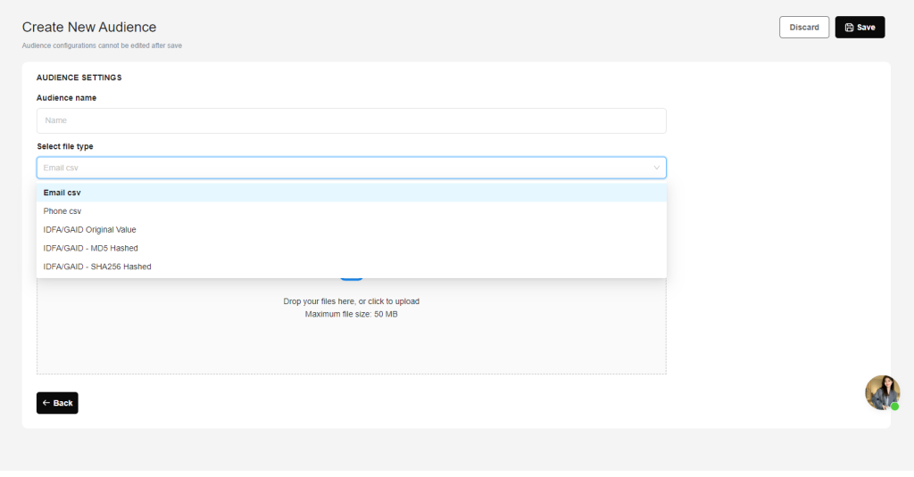 NestAds Customer File