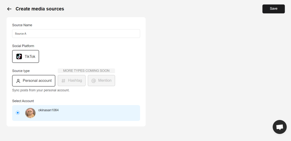 NestWidget Create Media source
