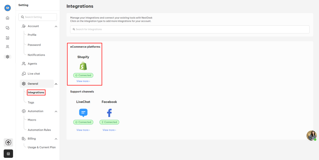 NestDesk Integration