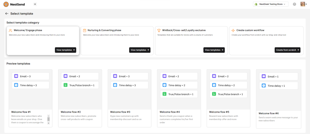 How To Set A/B Testing In Automation Flow - NestSend Help Center