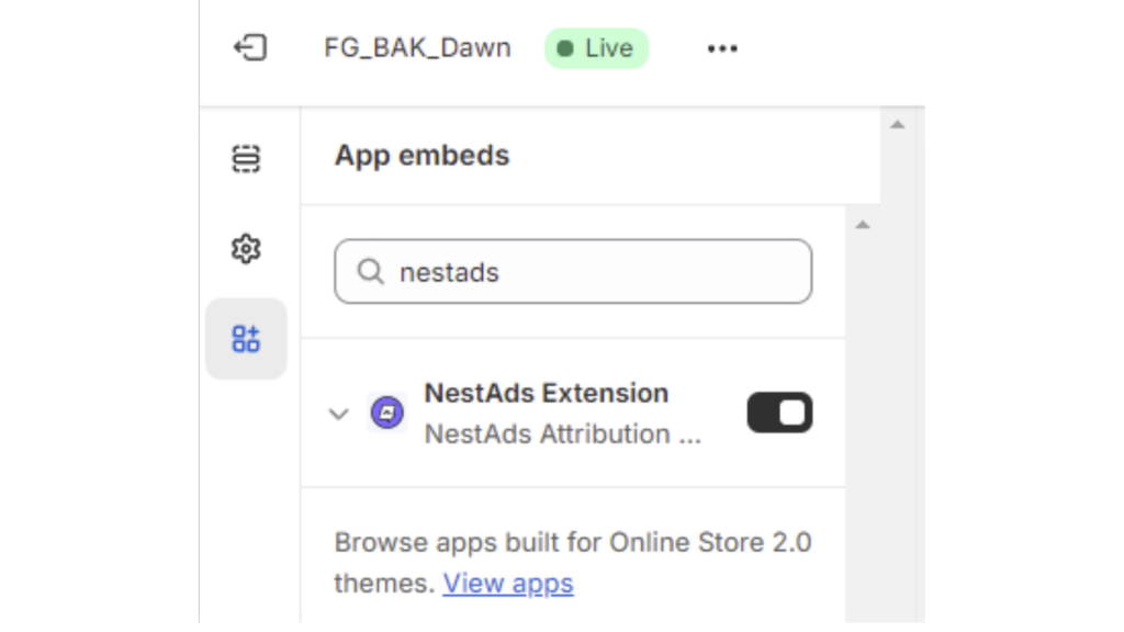 NestAds_App embeds