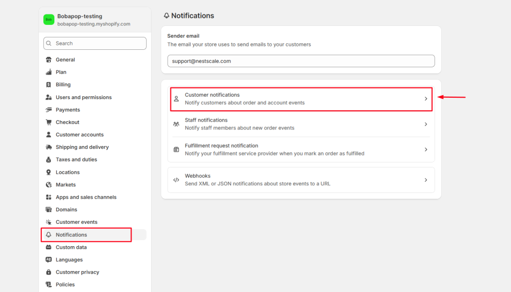 Notifications