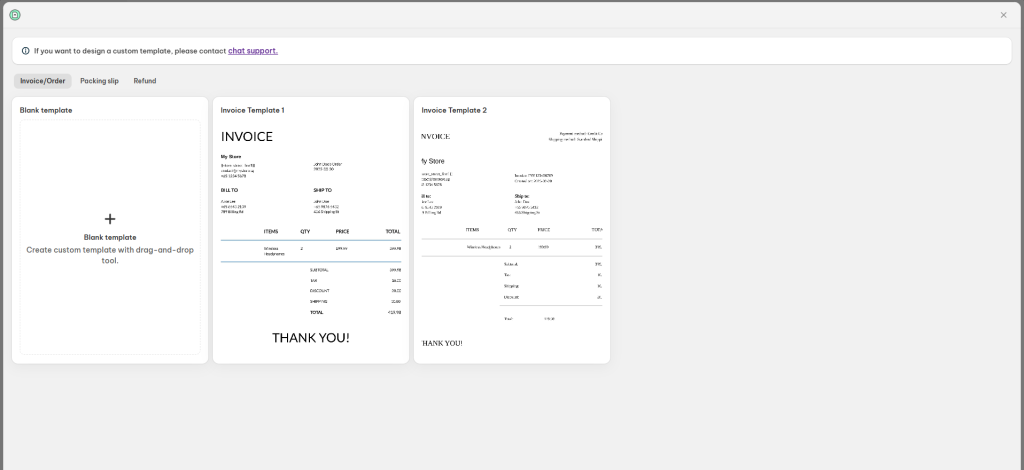 create pdf template
