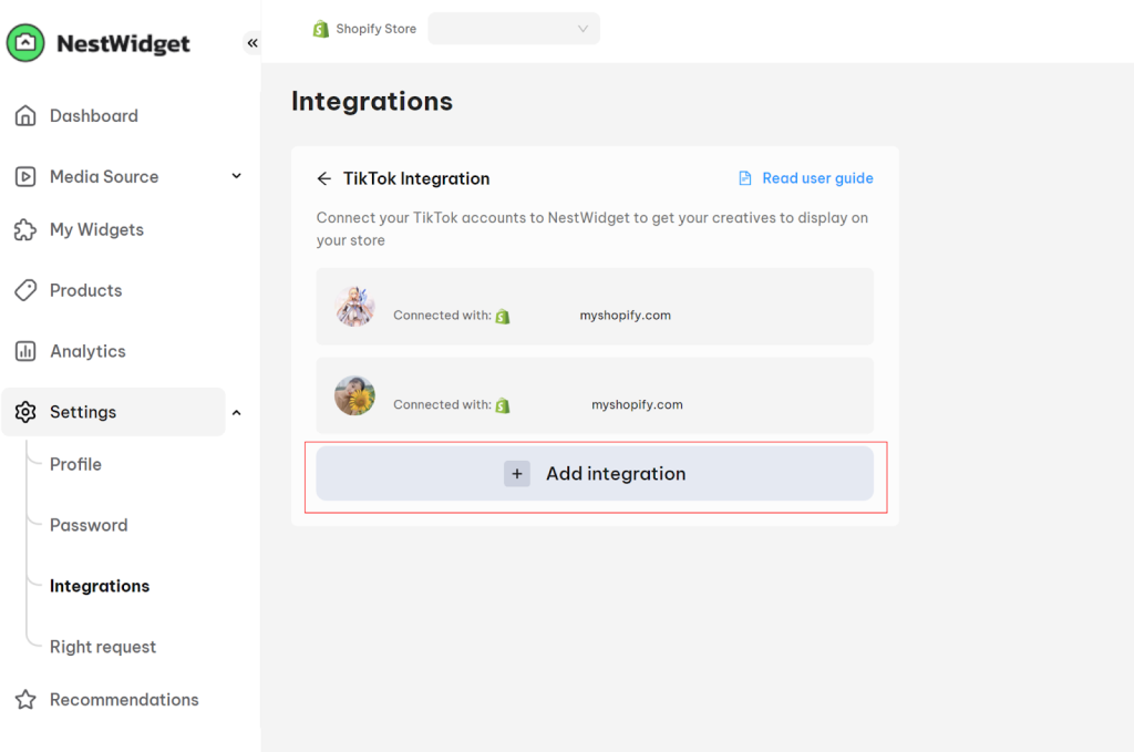 Add integration 2