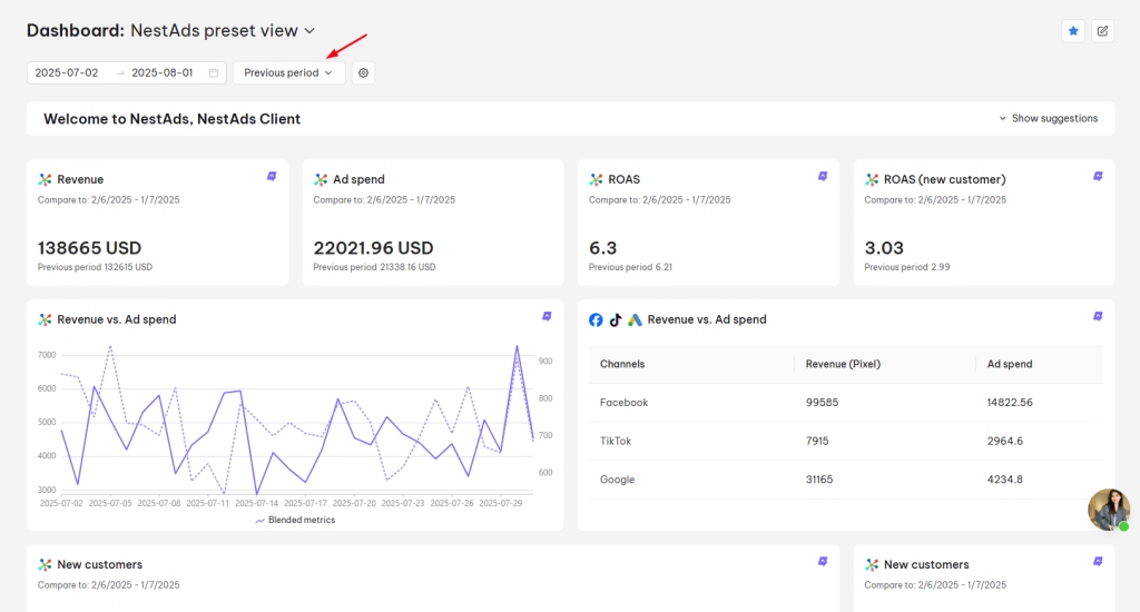 Comparison Dashboard